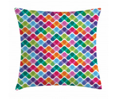 Lively and Geometrical Pillow Cover