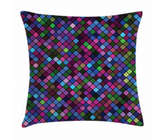 Mosaic Pixel Pattern Pillow Cover