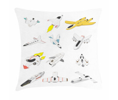 Traveling into the Space Pillow Cover