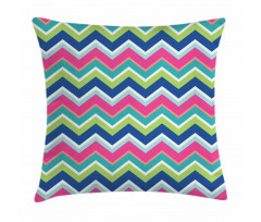 Colorful Chevron Lines Pillow Cover