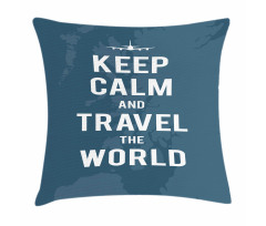 Travel the World UK Pillow Cover