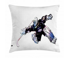 Goalkeeper Playing Game Pillow Cover