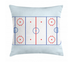 Graphic Field Outline Pillow Cover