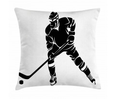 Black Silhouette Match Pillow Cover