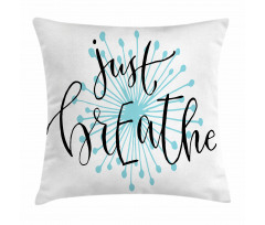 Optimistic Saying Pillow Cover