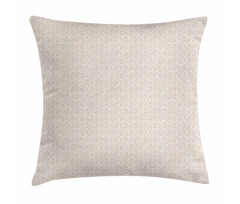 Abstract Floral Scroll Pillow Cover