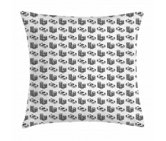 Stacked Coins and Bills Pillow Cover