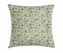 Dollar Bitcoin Symbol Pillow Cover