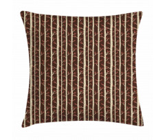 Birch Trees in Autumn Pillow Cover