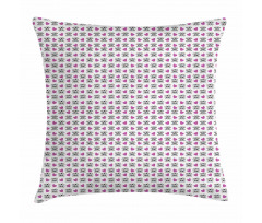 Emo Skulls Hearts Funky Pillow Cover