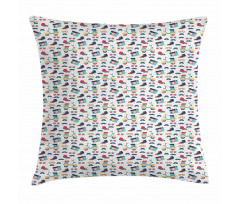 Teenager Fun Pattern Pillow Cover