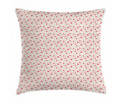 Gladiolus and Leaves Pillow Cover