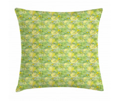 Doodle Daisy Branches Pillow Cover