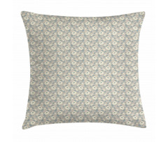 Blooming Feminine Design Pillow Cover