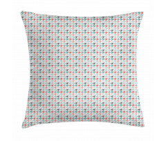 Houndstooth Motifs Pillow Cover