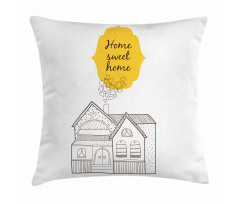 Village House Pillow Cover