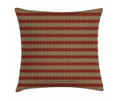 Geometric Aztec Borders Pillow Cover