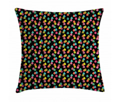 Abstract Raindrops Art Pillow Cover