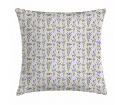 Lavender Hydrangea Art Pillow Cover