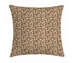 Spring Foliage Leaves Pillow Cover