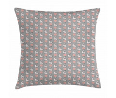 Cartoon Flora Fauna Pillow Cover