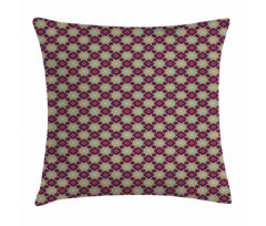 Hand Drawn Petals Dots Pillow Cover