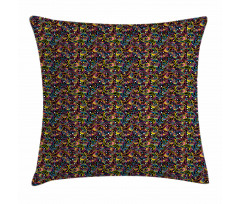 60's Jumble Inspirations Pillow Cover