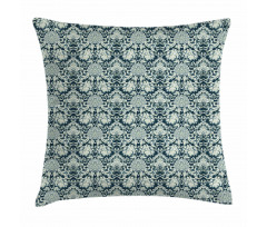Victorian Leaf Pattern Pillow Cover
