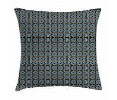 Abstract Floral Mosaic Pillow Cover