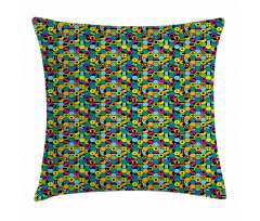 Hexagonal Geometric Pillow Cover
