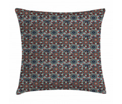 Ottoman Floral Art Pillow Cover