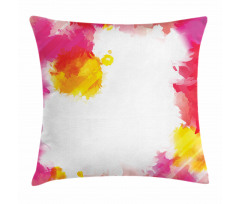 Paint Splashes Art Pillow Cover