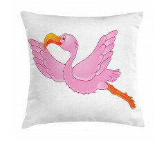Exotic Flamingo Pillow Cover