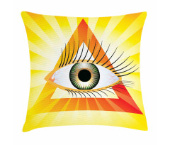 Powerful Sight Triangle Pillow Cover