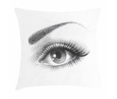 Pencil Drawing Style Art Pillow Cover