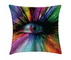 Abstract Vibrant Optical Pillow Cover