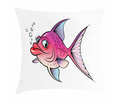 Cartoon Female Goldfish Pillow Cover