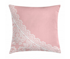 Lace Style Border Pillow Cover