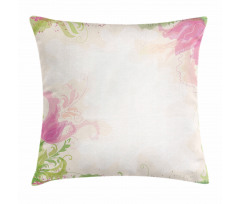 Pastel Tulips Pillow Cover
