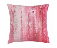 Distressed Wood Pillow Cover
