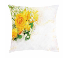 Bouquet of Romantic Flower Pillow Cover