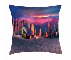 Wild Alpine Scene Pillow Cover