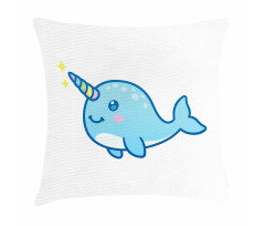 Unicorn of the Sea Pillow Cover