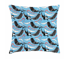 Arctic Ocean Fauna Pillow Cover