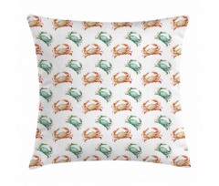 Watercolor Animal Pattern Pillow Cover