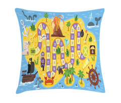 Pirate Treasure Pillow Cover