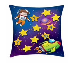 Space Astronaut Pillow Cover