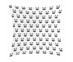 Panda Bear Portraits Pillow Cover