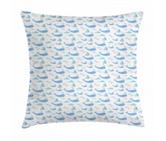 Marine Life Themed Design Pillow Cover