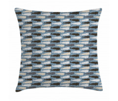 Abstract Art Silhouettes Pillow Cover